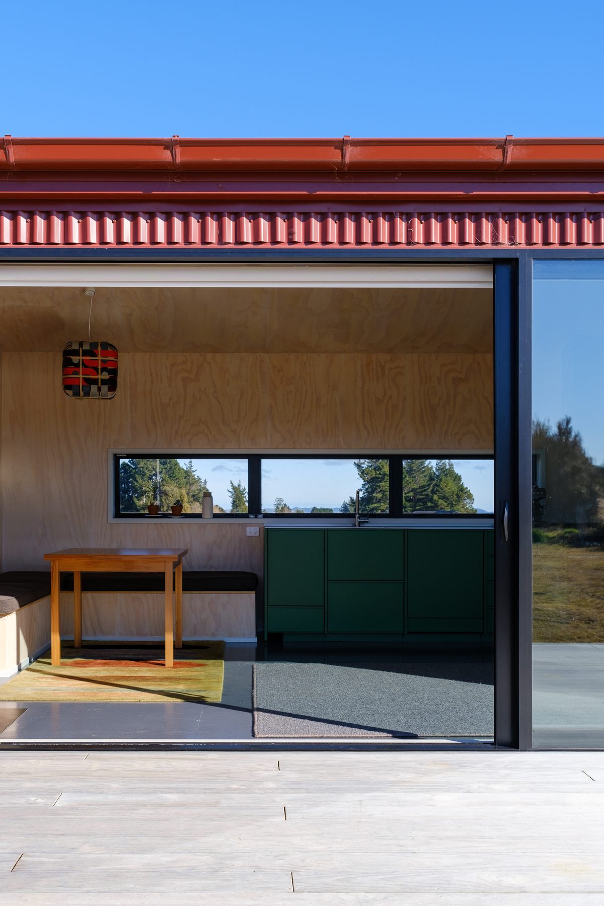 The carport and utility end.